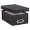 12 Pack: Black Photo Storage Box by Simply Tidy™